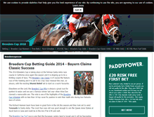Tablet Screenshot of breederscupraces.net